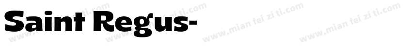 Saint Regus字体转换